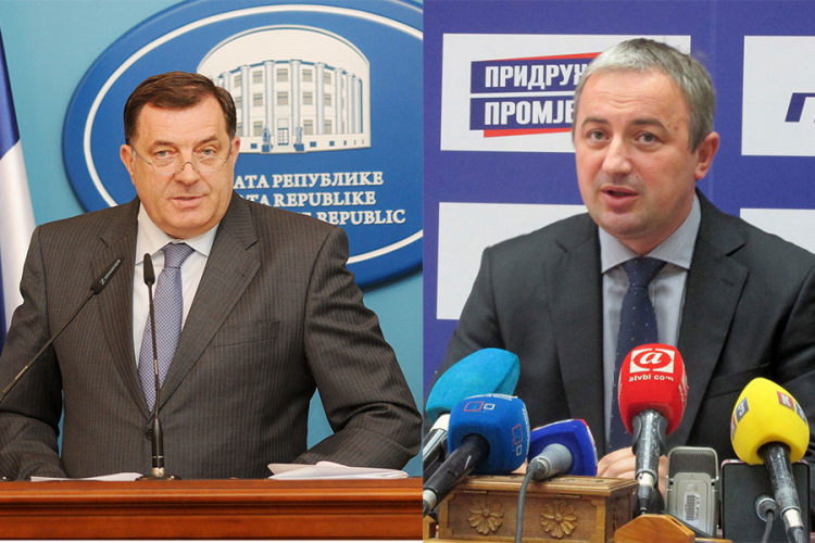 Dodik: Borenović je više sijed nego ja; Borenović: Ja ne farbam ni kosu ni narod