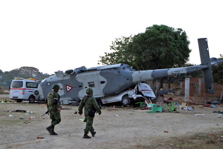 Nakon zemljotresa, u Meksiku pao helikopter, 13 mrtvih