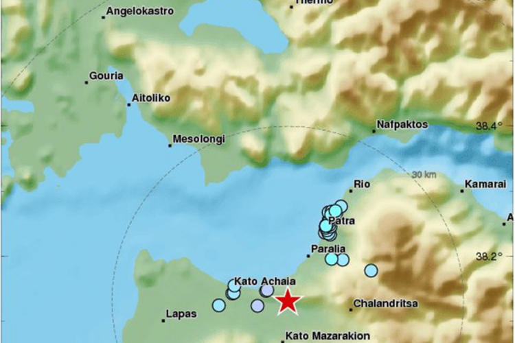 Zemljotres od 4,8 stepeni potresao Zakintos