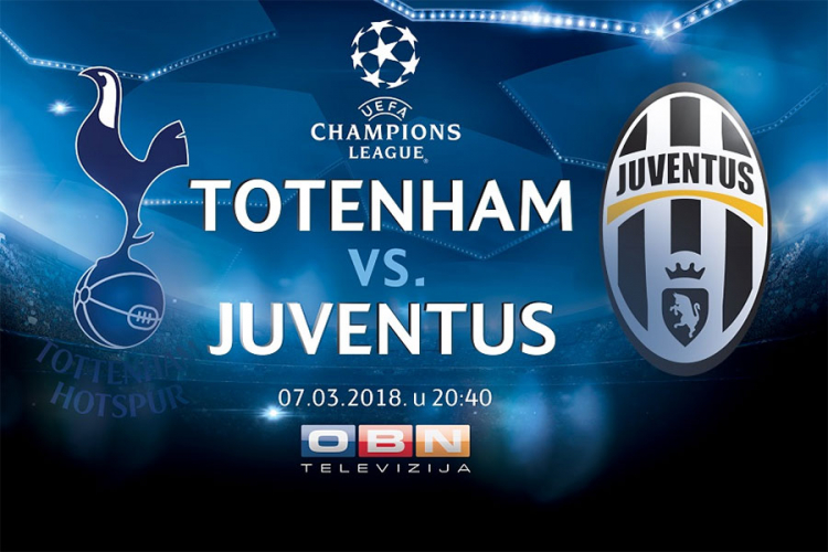 Liga šampiona na OBN-u: Večeras Juventus vs Totenhem