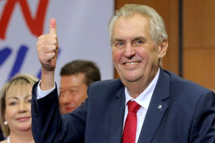 Zeman drugi put izabran za predsjednika Češke