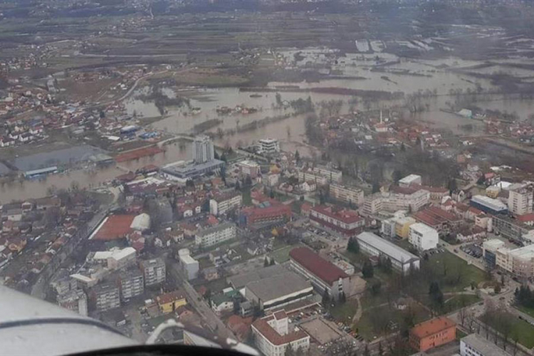 Poplavilo više od 100 objekata u Prijedoru
