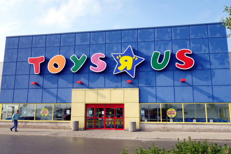 Katanc na lanac prodavnica igračaka "Toys R Us"