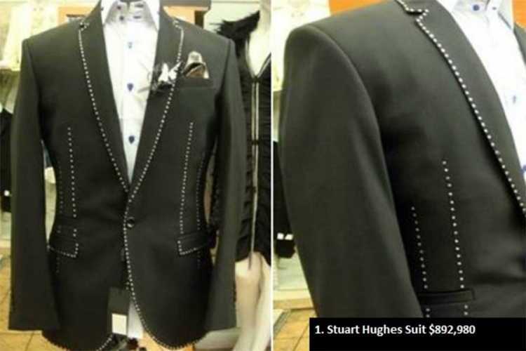 1. Stuart Hughes Suit $892.980