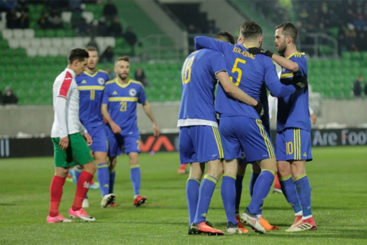 Fudbaleri BiH protiv Bugarske upisali minimalnu pobjedu