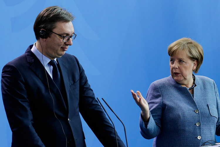 Vučić opet sa kancelarkom Merkel, sastanak 13. aprila