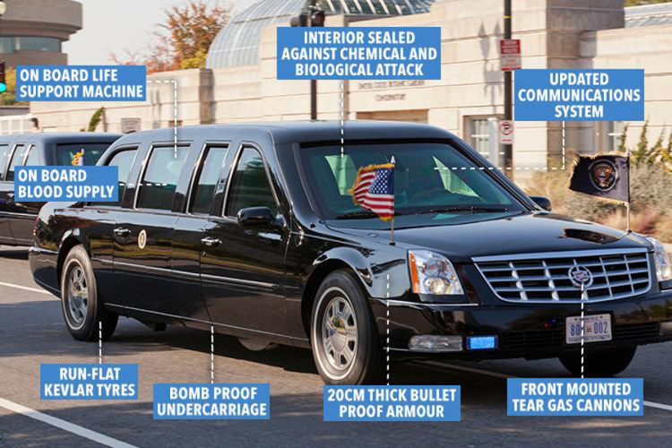 Trampov novi automobil će biti otporan na hemijske napade