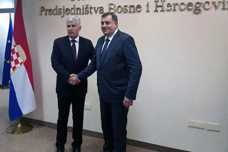 Dodik i Čović dogovorili koaliciju SNSD-a i HDZ-a BiH nakon izbora