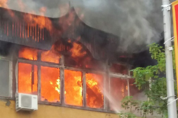 Potpuno izgorjele prostorije RTV Pljevlja