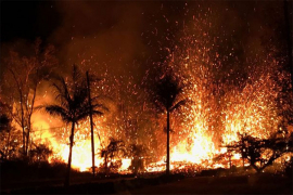 Lava na Havajima za noć uništila stotine kuća