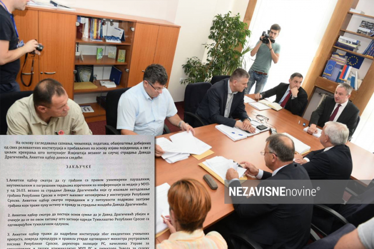 Pogledajte zaključke Anketnog odbora u slučaju "Dragičević"