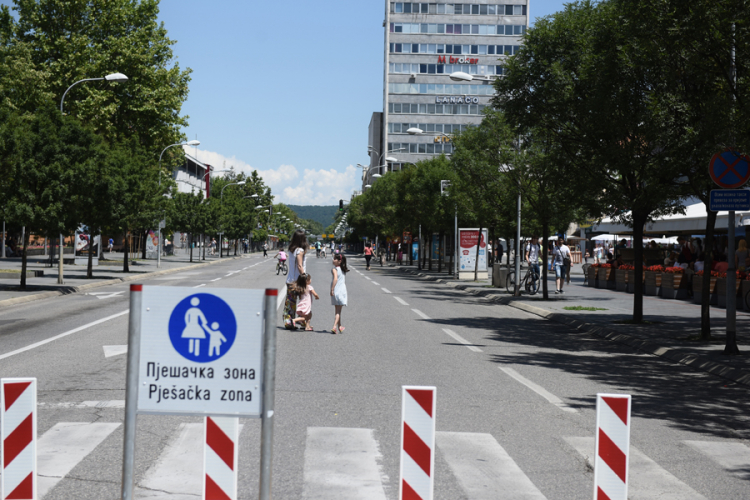 Centar Banjaluke vikendom samo za pješake