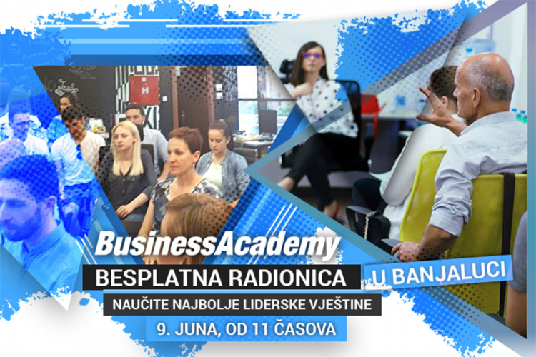 Besplatna radionica na BusinessAcademy u Banjaluci: Naučite najbolje liderske vještine