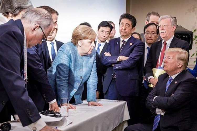 Fotografija sa Samita G7 postala viralni hit