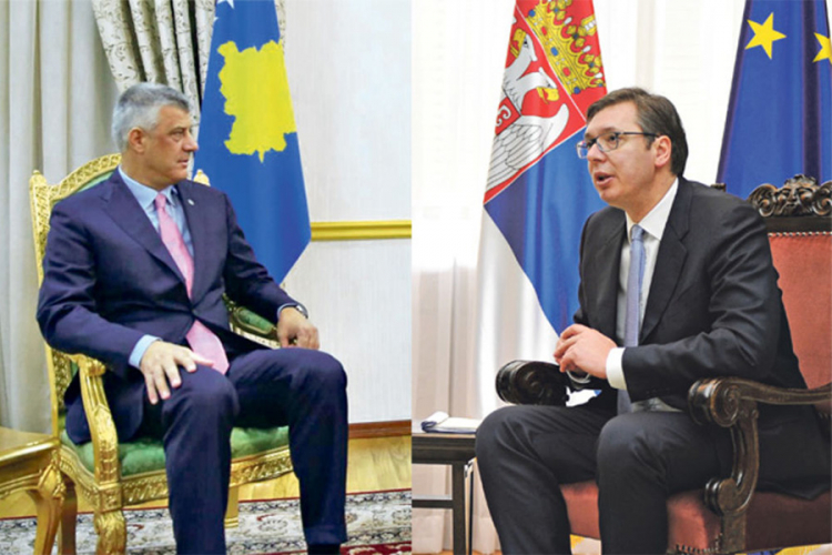 Tači i Vučić potvrdili nastavak dijaloga u Briselu