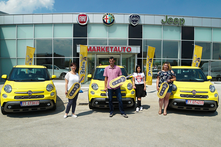 Tri Fiata 500L Cross dobitnicima nagradne igre “Samo snažno za nagradu”
