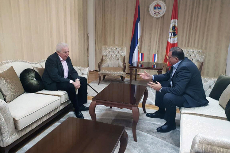 Dodik razgovarao sa Ivancovim u Istočnom Sarajevu