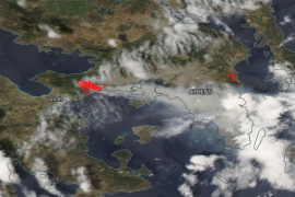 NASA objavila sliku požara u Atini iz vazduha
