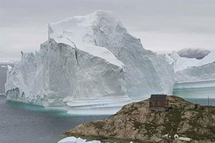 Veliki ledenjak prijeti selu na Grenlandu