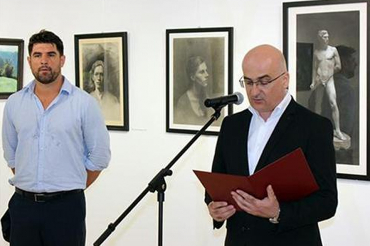 Otvorena izložba slika mladog crnogorskog umjetnika