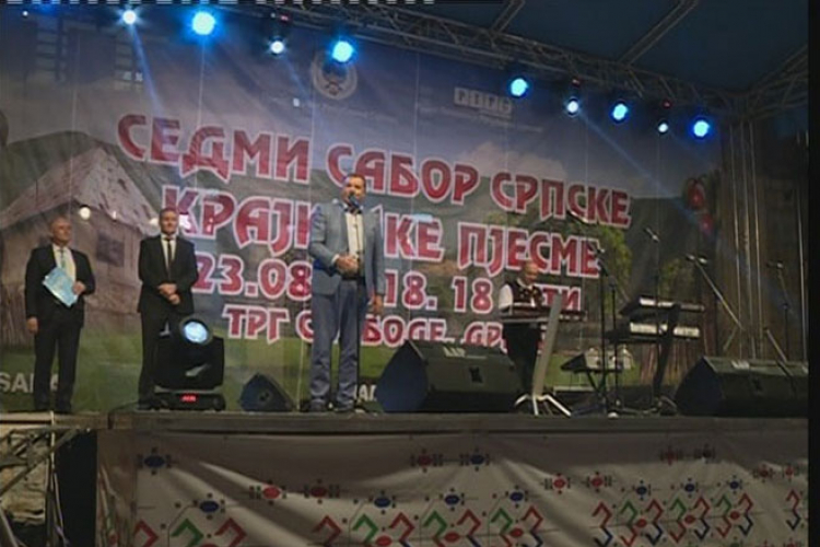 Dodik otvorio sedmi Sabor krajiške pjesme u Drvaru