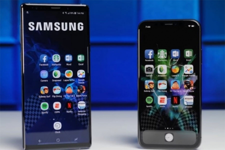 Galaxy Note9 vs iPhone X na testu brzine