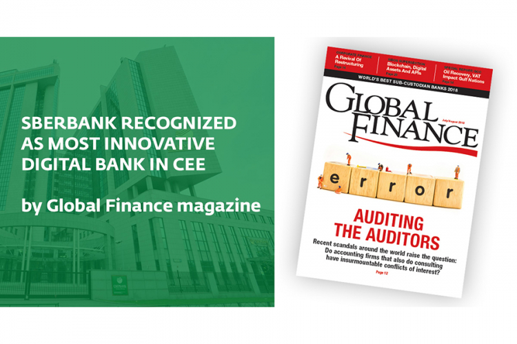 Global Finance: Sberbank najinovativnija digitalna banka u CEE