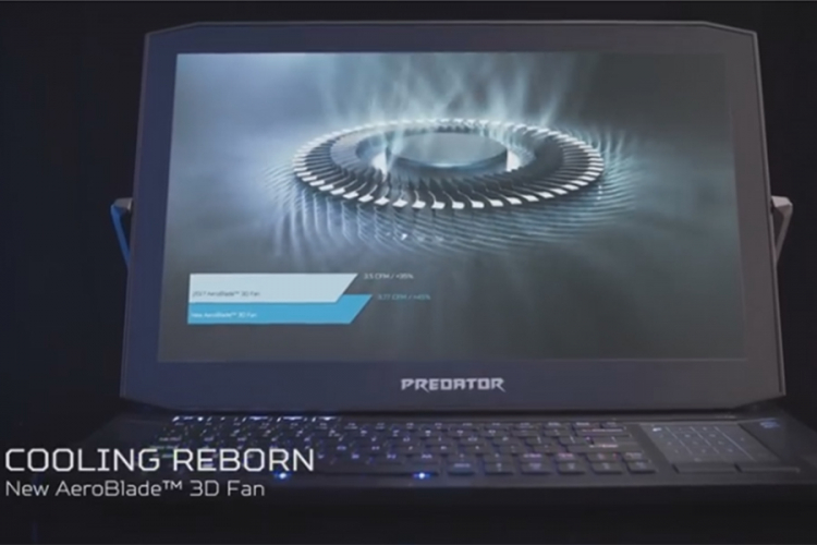 Acer Triton 900 gejming laptop sa "transformers" ekarnom
