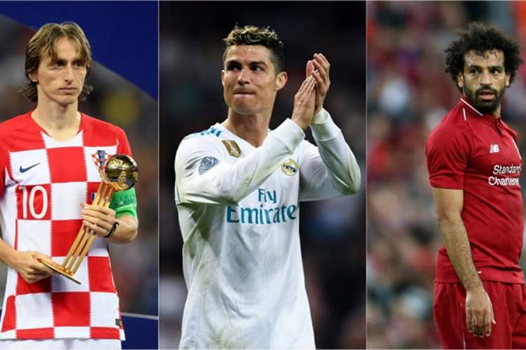 Ronaldo, Modrić i Salah u konkurenciji za najboljeg igrača