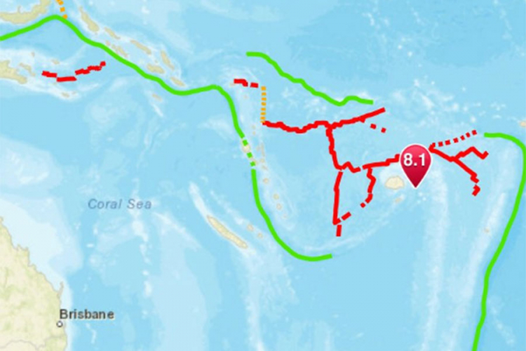 Zemljotres jačine 8,1 po Rihteru pogodio Fidži