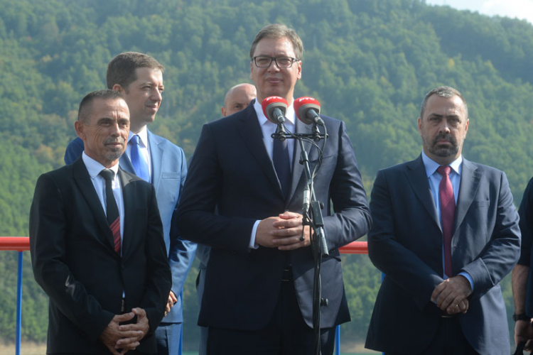 Vučić na brani Gazivode: Ovde se vidi suština naših problema