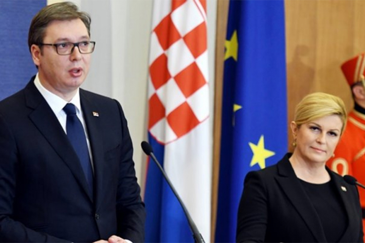 Grabar-Kitarović poručila Vučiću: U Kninu se vijorila i vijoriće se zastava Hrvatske