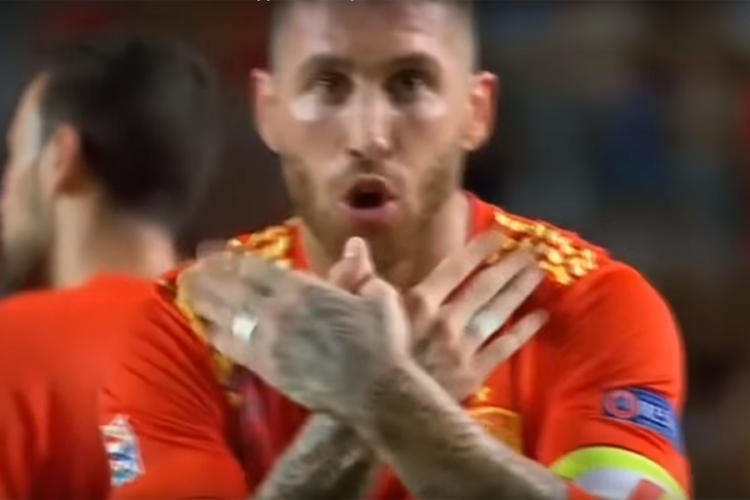 Između "orla" i "leptira": Ovako je Ramos slavio gol Hrvatima