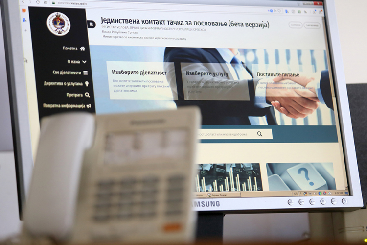 Vlada RS i resorno ministarstvo pokrenuli portal namijenjen privrednicima