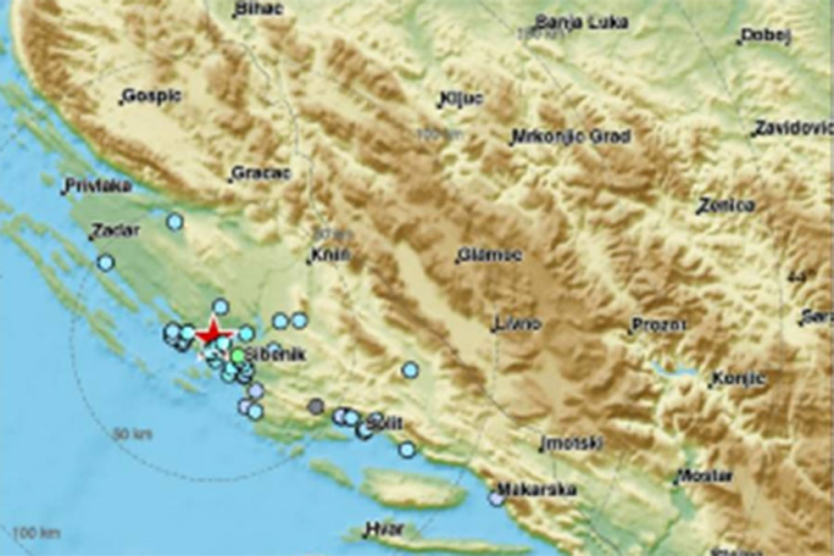 Zemljotres pogodio Hrvatsku
