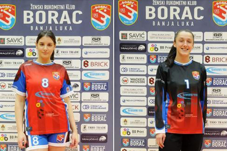 Kristina i Dragana potpisale za Borac