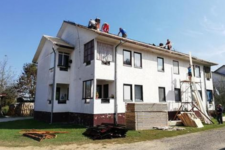 Počela sanacija krova boračke zgrade u Tukovima