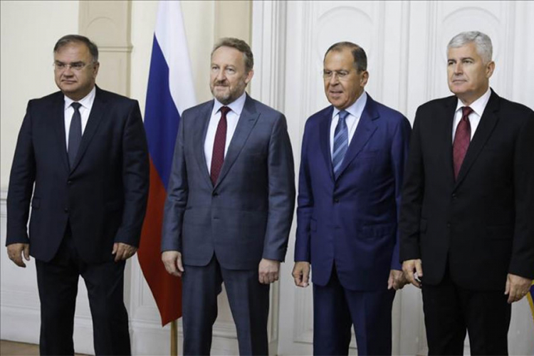 Lavrov na sastanku sa članovima Predsjedništva BiH