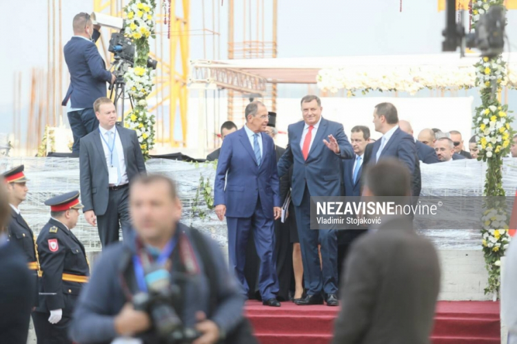 Lavrov: Hram jedan od osnovnih dijelova buduće saradnje Rusije i RS