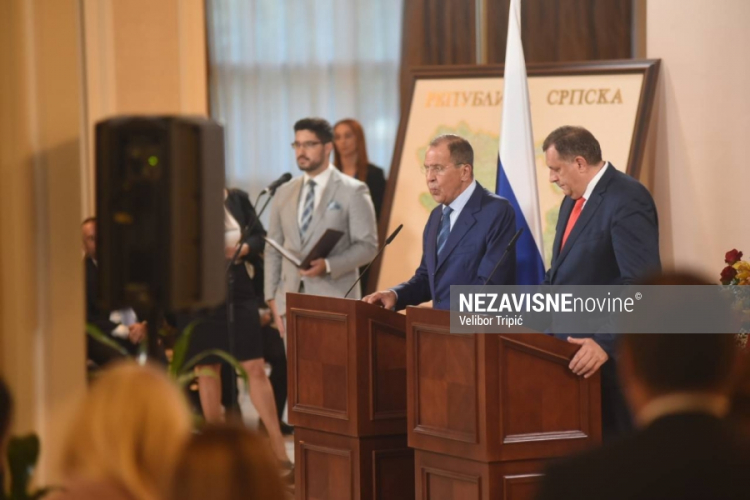 Lavrov: Rusija se zalaže za poštovanje Dejtonskog sporazuma
