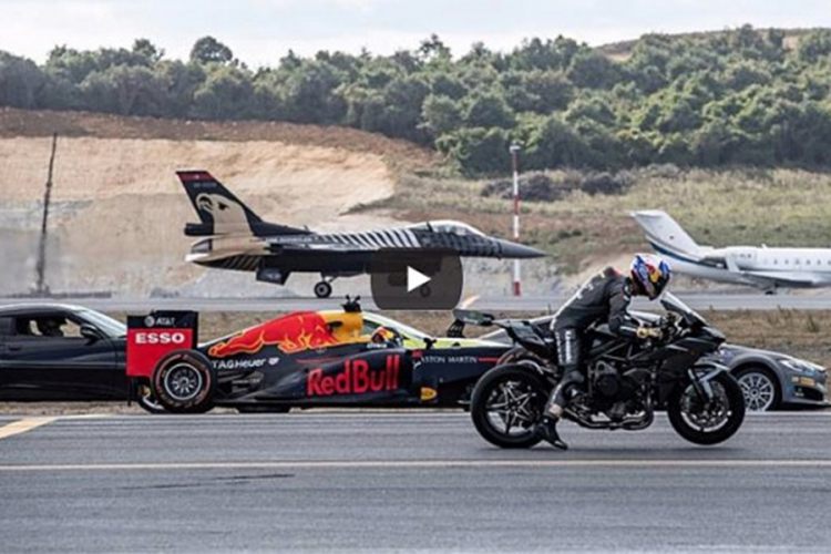 Formula 1, Tesla, supermotocikl, lovac F-16. Ko je najbrži?