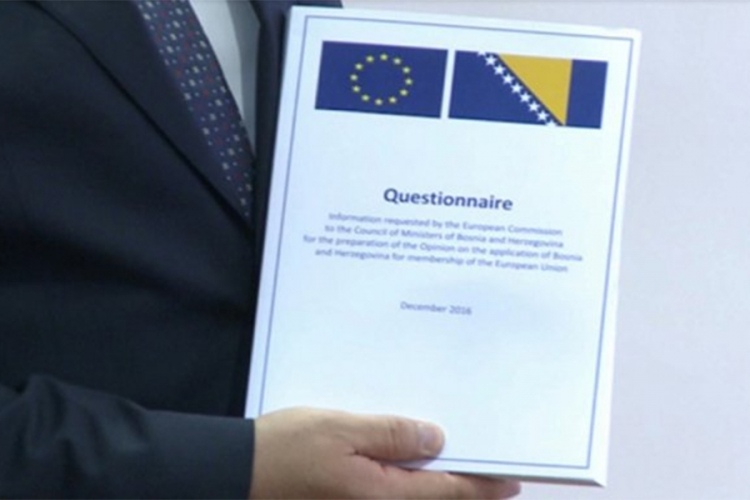 Istekao rok za dostavljanje dodatnih odgovora na Upitnik Evropske komisije