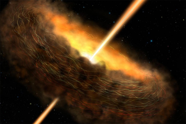 NASA snimila snažan bljesak kako izlazi iz crne rupe