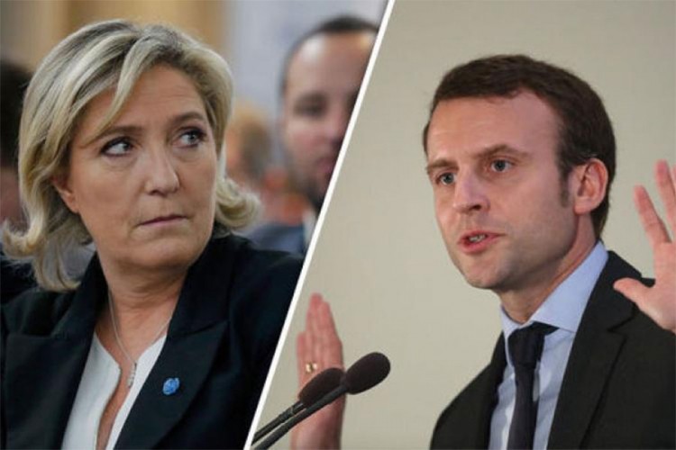 Uoči izbora za EP: Le Pen prvi put ispred Makrona