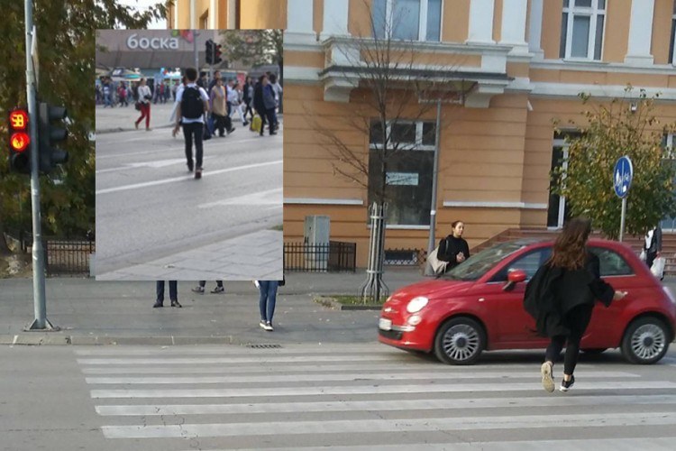 Za samo jedan minut 20 Banjalučana prešlo ulicu na "crveno"