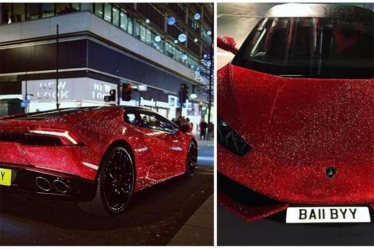 Ruski Lamborghini Huracan prekriven Swarovski kristalima