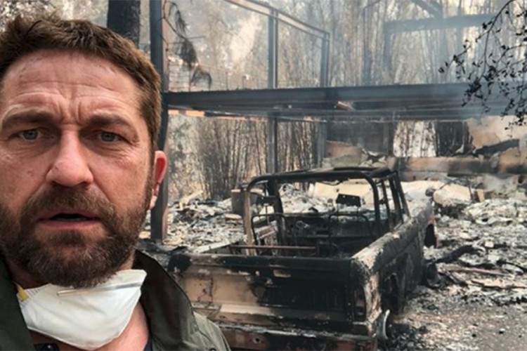 Džerard Batler pokazao jezive posljedice požara u Kaliforniji
