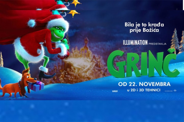 Grinč: Simpatično zeleno gunđalo ponovo krade Božić