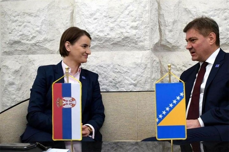 Brnabić i Zvizdić: Srbija i BiH neće uvoditi recipročne mjere Prištini