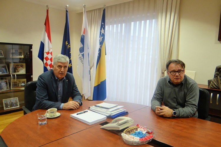 Čović se sastao sa Nikšićem u Mostaru